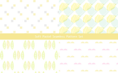 Aesthetic Minimal Pastel Design Set