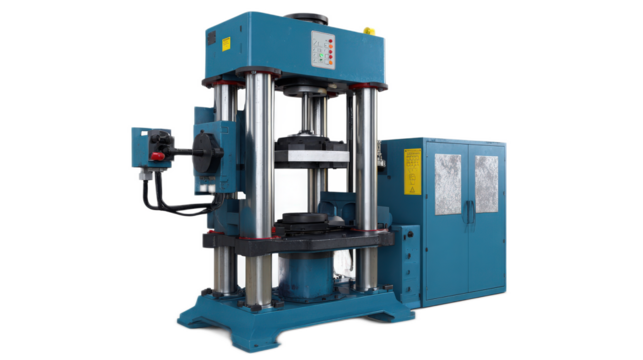 Heavy-duty Hydraulic Press Machine for Industrial Manufacturing and Metal Shaping Operations in Engineering Facilities
