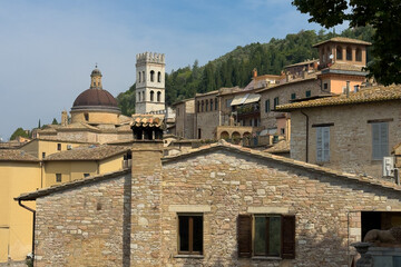 the city of Assisi, famous for the life of St. Francis.