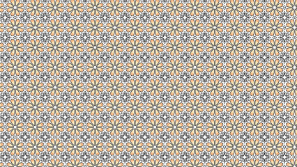 Elegant floral pattern design with artistic symmetry and a vibrant color palette perfect for stylish backgrounds