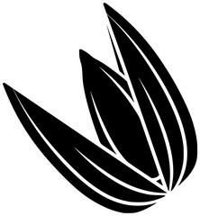 seed illustration sunflower silhouette natural logo dry icon ingredient outline food organic snack raw black roasted heap healthy kernel shape women vector graphic background