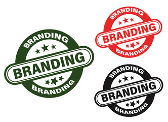 Branding Circle Label Set for Marketing and Business Use