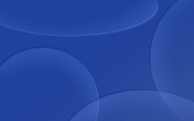 Abstract blue background with soft overlapping circles and gradients