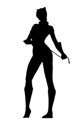 Woman character silhouette Halloween art shadow 