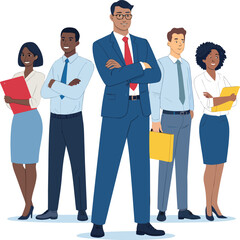 Business people illustration vector design