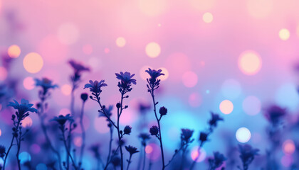Vibrant Candid Photography of Delicate Flowers with Soft Bokeh Effect