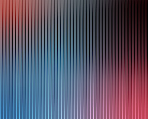 Blue and red gradient with Thousand Glass Ripple Effect, glossy wavy glass distortion background, luminous dark modern texture with smooth color flow and vibrant reflective design.