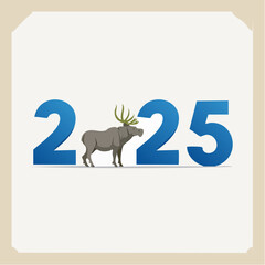 Naklejka premium 2025