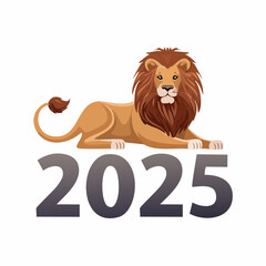 Naklejka premium 2025