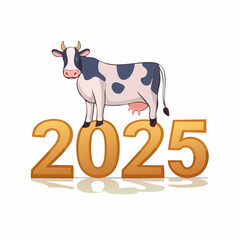 Naklejka premium 2025