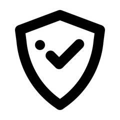 Shield Check Outline Icon