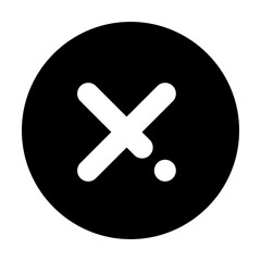 Cross Circle Filled Icon