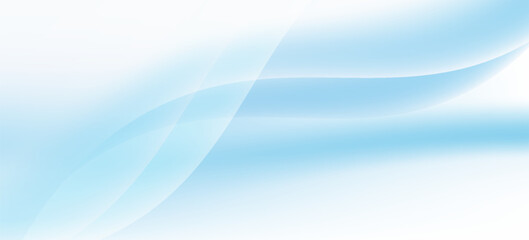 Soft abstract background featuring flowing wave patterns in a gradient of light blue tones, creating a calm and modern design