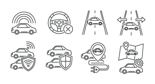Autonomous Driving Icon Images – Browse 17,983 Stock Photos, Vectors ...
