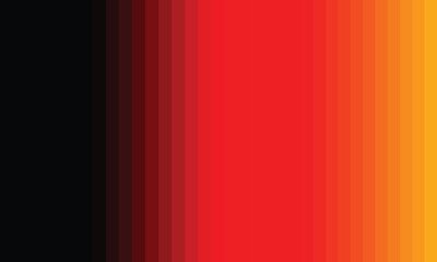 Vibrant vertical gradient transitioning from deep black to fiery orange and bright.
