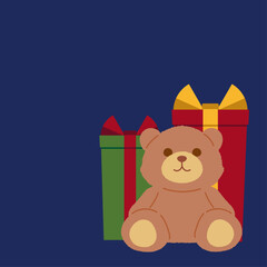 クリスマスプレゼントのイラスト