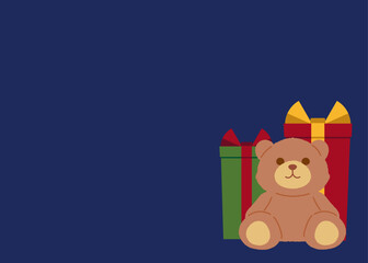 クリスマスプレゼントのイラスト