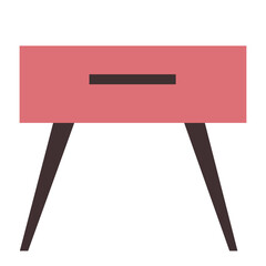 Modern bedside table, stylish nightstand furniture design