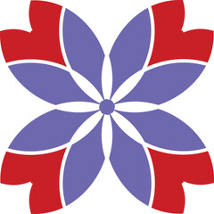  a black and white geometric pattern that resembles a mandala or a mosaic. It is a type of decorative design often used in art and various crafts. 