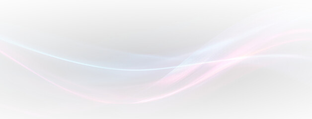 Futuristic Neon Light Line Effect PNG.