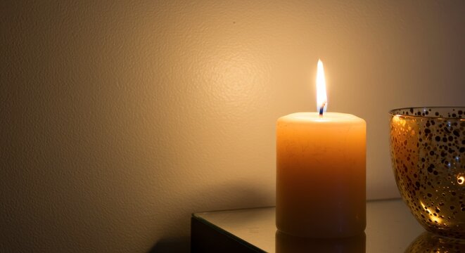 Candlelight and reflection for all saints' day commemoration