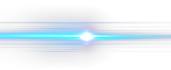Obraz premium Dynamic Light Lines Creating Speed Effect Isolate On Transparent Background, cutout, png