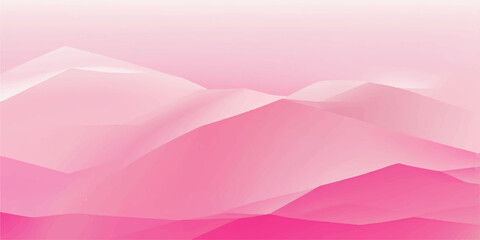 Pink abstract background with rose petals and soft wavy texture