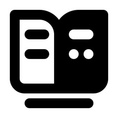 Book Open Filled Icon