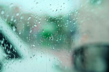 Raindrops Falling Softly on the Window