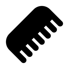 Comb Solid Icon