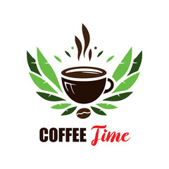 Coffee Illustration, Coffee Logo Design
