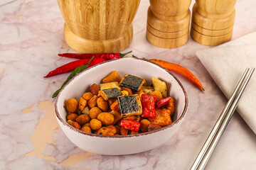 Japanese snack - Chili mame arare cracker