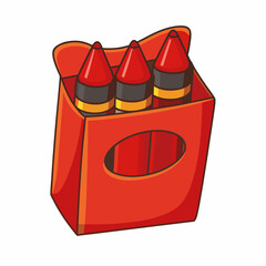 Black and white paper clip in a colorful 3D gift box illustration