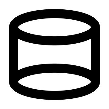 Cylinder Outline Icon