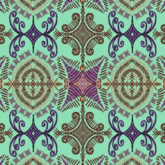 seamless pattern with paisley