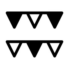 Tassel Garland Icon Filled