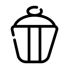 Cake Icon Outline