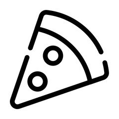 Pizza Icon Outline