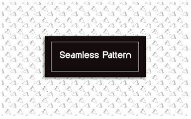 Triangle food seamless pattern background design