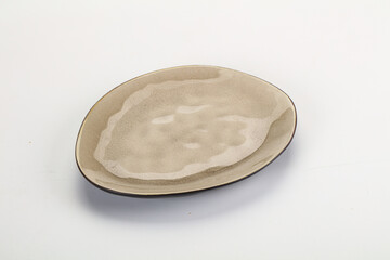 Empty clean color plate dishware