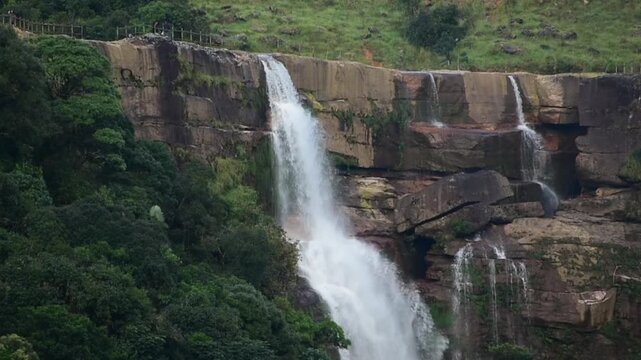 Dainthlen waterfall of Meghalaya. 