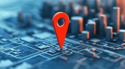 Infographic of factory icon relocating along a supply chain route