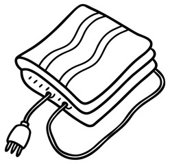 hand drawn vector illustration of a pencil and brush