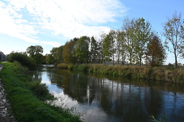 Fototapeta premium Unstrut bei Laucha