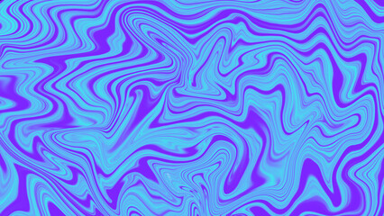 Distorted warping fluid abstract blue cyan colors. Background concept. Abstract pattern. Wavy swarling colors. 4k jumbotron background concept.
