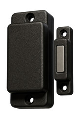 Obraz premium Rugged magnetic door sensor for vacation cabins, ideal for rustic settings.