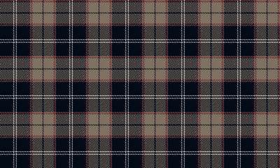 Seamless plaid pattern in navy, beige, pink, and white for designing clothes, skirts, pants, and dresses, giving a classic look with contemporary charm.
