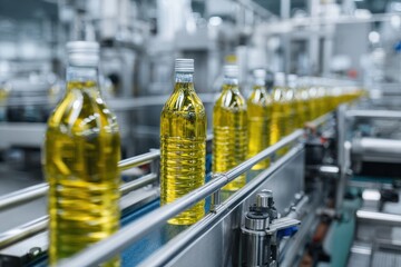 Automatic Olive Oil Bottling Conveyor Line