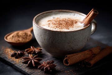 Steamy White Cup of Turkish Salep