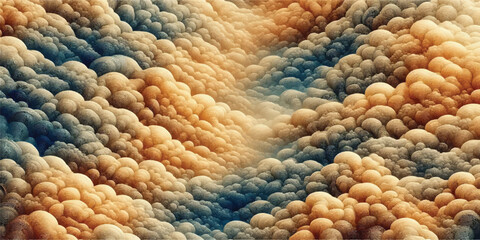 A textured background image of sand dunes arranged in a cloud-like pattern, creating a unique and visually interesting backdrop.